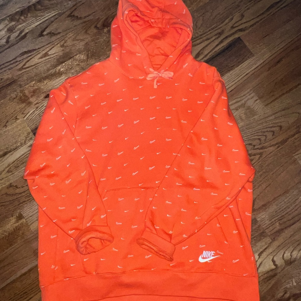 Orange nike hoodie